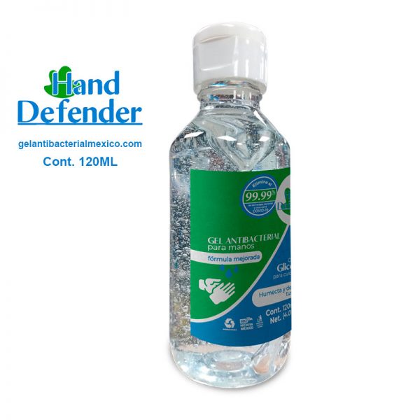 densidad de gel antibacterial