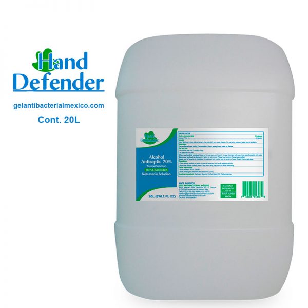 bidon de 20 litros de gel antibacterial